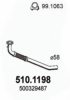 IVECO 504059011 Exhaust Pipe